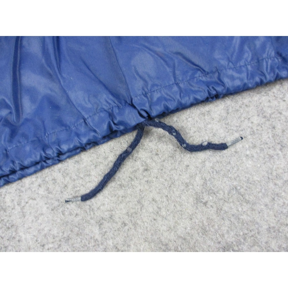 VINTAGE Lacoste Jacket Boys XL Blue Izod Anorak Windbreaker Hooded Lightweight‎ - Picture 4 of 12